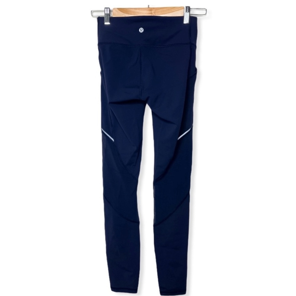 Lululemon run on tight navy size 4